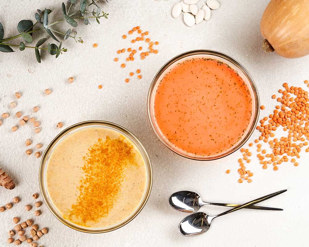 cremas sustitutivas saladas con ingredientes naturales - biManán