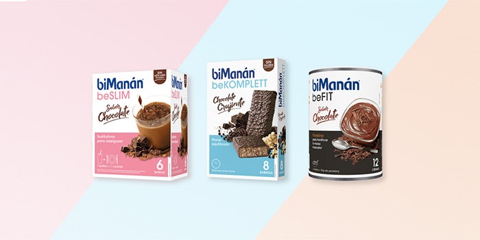 biManán - beSLIM Batido de Chocolate, Batidos Sustitutivos de Comidas para  Adelgazar, Bajos en Calorías, Ayudan a